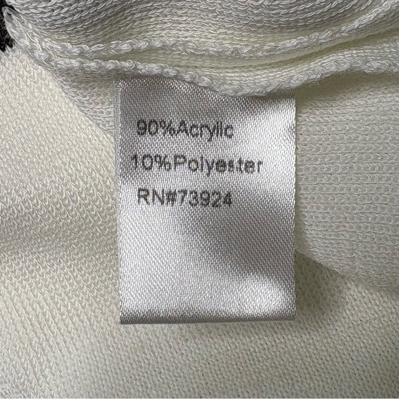 Ming Wang Contrast Piped Blazer Jacket Size S Hook Bar Front Closure 3/4 Sleeve - Picture 11 of 12